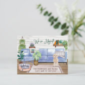 シャンペインコカプーコージーニューホームムービング       案内ポストカード (スタンド正面)