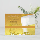 シャンペンのお祝いの招待状 招待状 (スタンド正面)