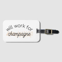 シャンペンのために働きます