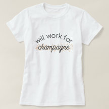 シャンペンのために働きます