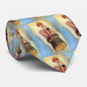 シャンペンのコルクの30年代のヴィンテージPinの女の子 ネクタイ (ロール)