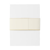 シャンペンのスタイリッシュな金ゴールドは腹バンド感謝していしています 招待状ベリーバンド (裏面例)