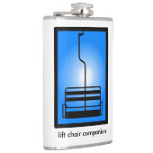 シャンペンの地平線によって椅子の友達のフラスコを持ち上げて下さい フラスク (右)