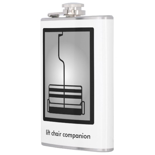 シャンペンの地平線によって椅子の友達のフラスコを持ち上げて下さい フラスク (左)