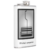 シャンペンの地平線によって椅子の友達のフラスコを持ち上げて下さい フラスク (右)