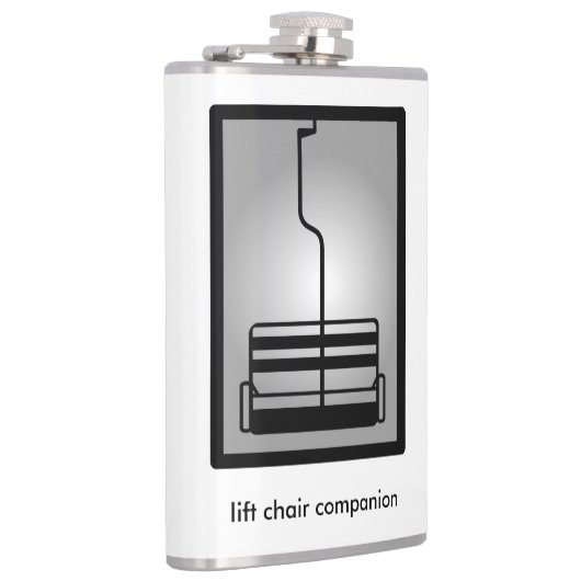 シャンペンの地平線によって椅子の友達のフラスコを持ち上げて下さい フラスク (右)