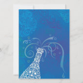 シャンペンの招待状 招待状 (裏面)