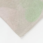 シャンペンの白熱ハート フリースブランケット (角)