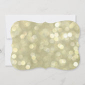 シャンペンは招待状リハーサルの夕食の泡立ちます 招待状 (裏面)