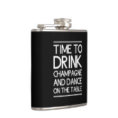 シャンペンを飲み、テーブルで踊る時間 フラスク (右)