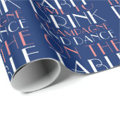 シャンペンを飲み、テーブルで踊る時間 ラッピングペーパー (ロールコーナー)