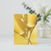 シャンペングラス ポストカード (スタンド正面)