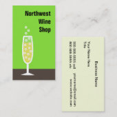 シャンペンフルート 名刺 (正面/裏面)