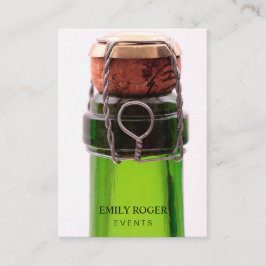 シャンペンボトル 名刺