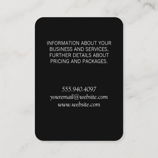 シャンペンボトル 名刺 (裏面)