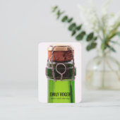 シャンペンボトル 名刺 (スタンド正面)