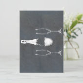 シャンペンボトル 招待状 (スタンド正面)