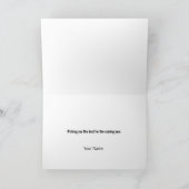 シャンペン及び紙吹雪との明けましておめでとう シーズンカード (内部)