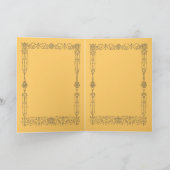 "シャンペン!" 挨拶状 カード (内部)