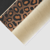 シャンペン、黒およびジャガーのプリント 薄葉紙 (詳細)