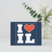 シャンペーンウルバナ(IL)テールゲート招待状 ポストカード (スタンド正面)