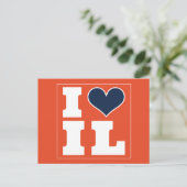 シャンペーンウルバナ(IL)テールゲート招待状 ポストカード (スタンド正面)