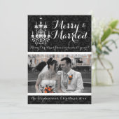 シャンメリーデリア結婚したホリデーフォト シーズンカード (スタンド正面)