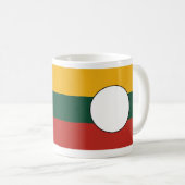 シャン族の州、ミャンマー コーヒーマグカップ (正面右)