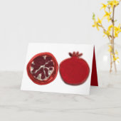 シャヴーのスパークイのザクロ カード (黄色い花)