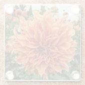 シャーウッドズピーチダリア ガラスコースター (裏面)