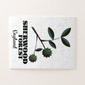 シャーウッドフォレストイングランド旅行ポスター ジグソーパズル (横)