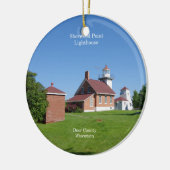 シャーウッドポイントライトハウスオーナメント セラミックオーナメント (左)