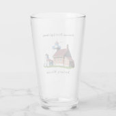 シャーウッドポイントライトハウスガラス タンブラーグラス (裏面)