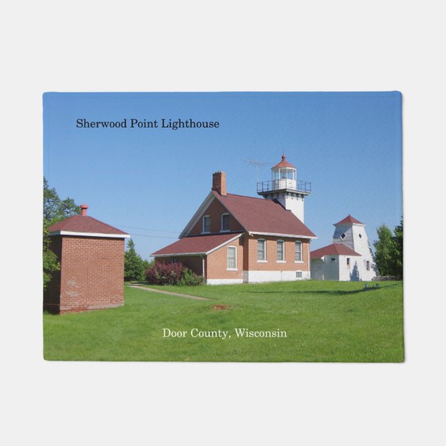 シャーウッドポイント灯台の玄関マット ドアマット (正面)