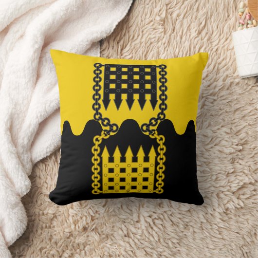 シャーオブシャテンターポピュレースバッジ装飾用クッション クッション (ブランケット)