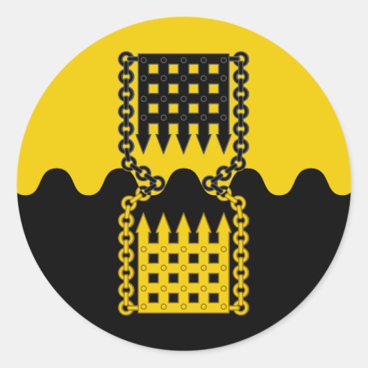 シャーオブシュテンターポピュレースバッジ ラウンドシール (正面)