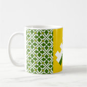 シャーオブハートウッドポピュレースバッジコーヒーマグ コーヒーマグカップ (左)