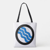 シャーオブリンドヘブンポスペースバッジトート トートバッグ (裏面)