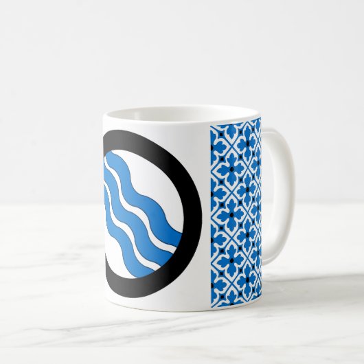 シャーオブリンドヘブンポスペースバッジ コーヒーマグカップ (正面右)