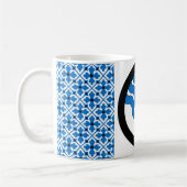 シャーオブリンドヘブンポスペースバッジ コーヒーマグカップ (左)