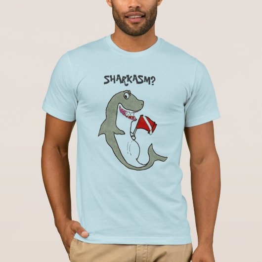 シャーカスムを飛び降りるか? Tシャツ (正面)