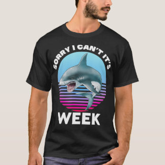シャークおもしろいごめんそのファン週間 Tシャツ