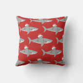 シャークおもしろいクリスマス クッション (裏面)