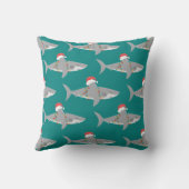 シャークおもしろいクリスマス クッション (裏面)