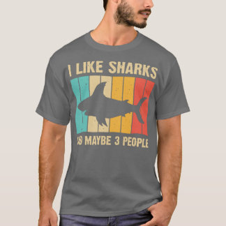 シャークおもしろいデザインメンズ子供へメンズアニマルシャーク Tシャツ