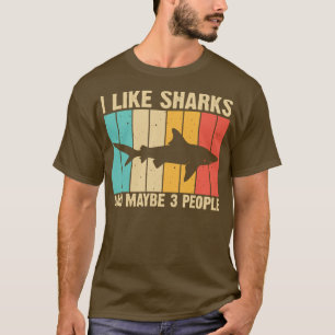 シャークおもしろいデザインメンズ子供へメンズアニマルシャーク Tシャツ