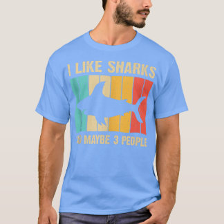 シャークおもしろいデザインメンズ子供へメンズアニマルシャーク Tシャツ