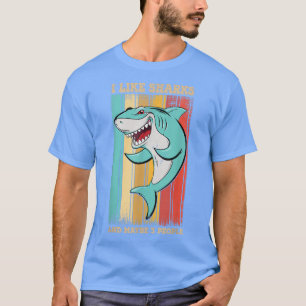 シャークおもしろいデザインメンズ子供へメンズアニマルシャーク Tシャツ