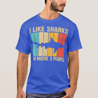 シャークおもしろいデザインメンズ子供へメンズアニマルシャーク Tシャツ