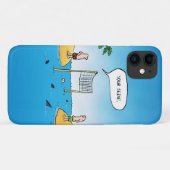 シャークおもしろいバレーボール漫画 Case-Mate iPhoneケース (裏面(横))